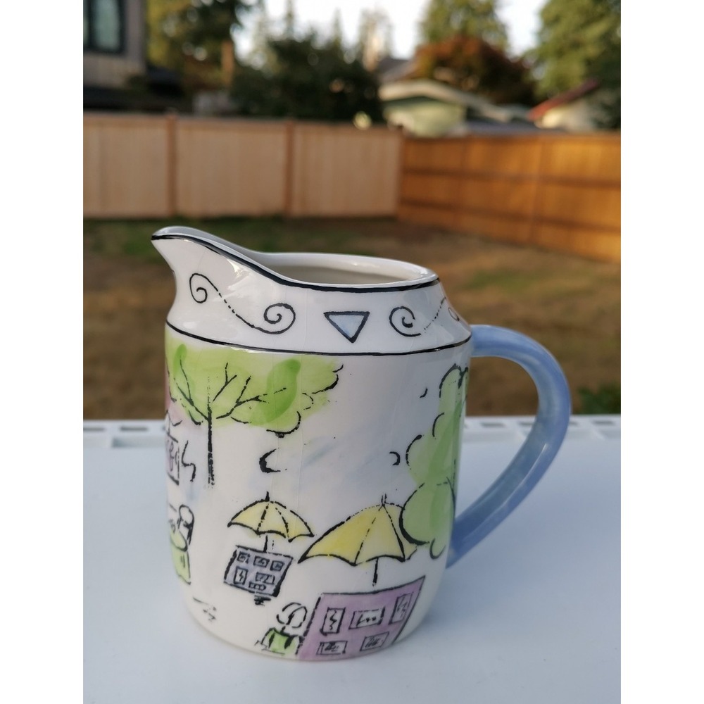 STUDIO NOVA Paris Scenes Creamer Height 4 1/2 In